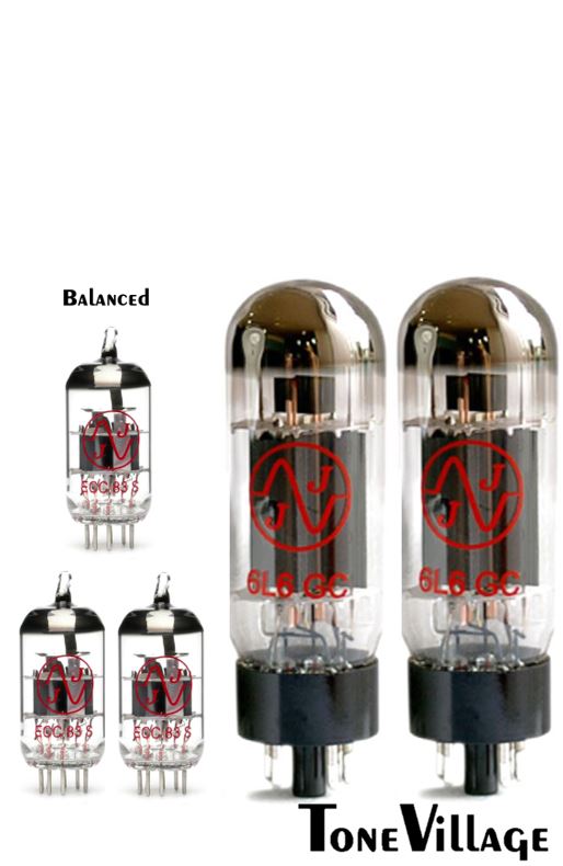 JJ 3 x ECC83 (12AX7) 2 x 6L6 Matched Pair Vacuum Tube / Valve - FREE UK SHIPPING