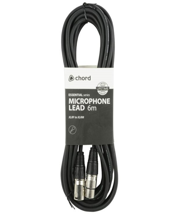 6m Microphone Lead - XLR to XLR