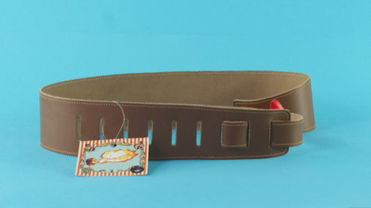 2.5" Guitar Strap - Leather