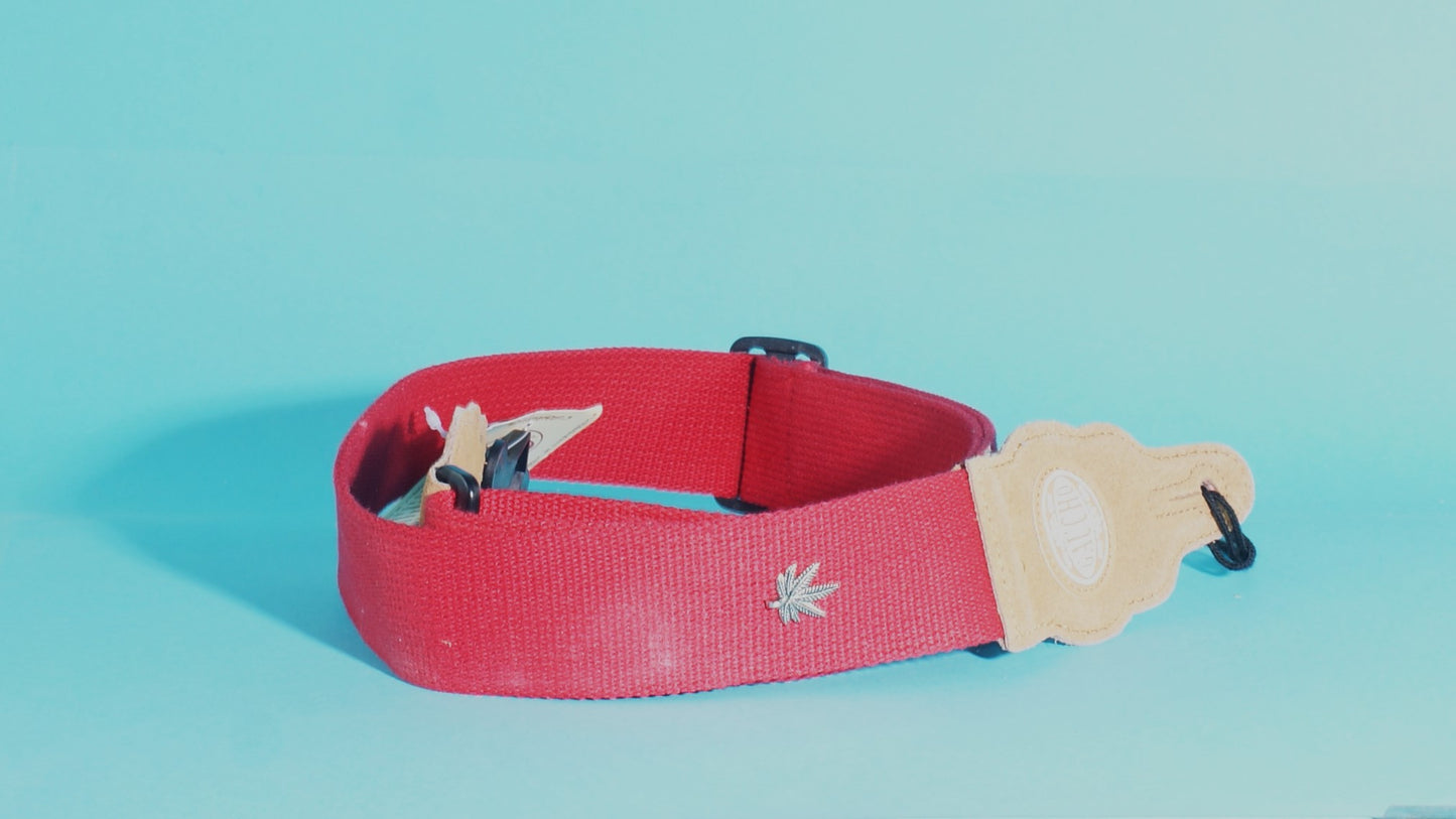 2" Guitar Strap - Red