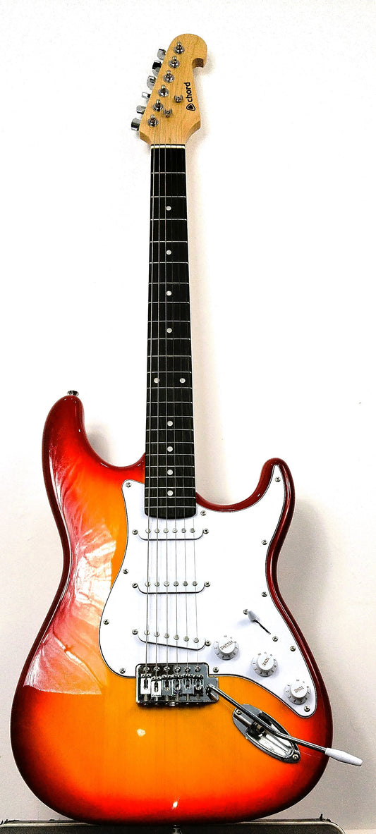 CHORD - Stratocaster style Guitar, Orange/ Red