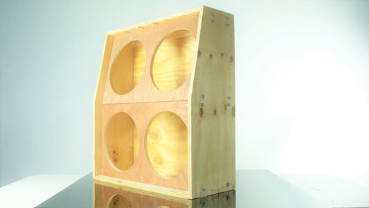 4x12" Sloped 18mm Guitar Bass Speaker Cabinet - DIY Self Build Kit